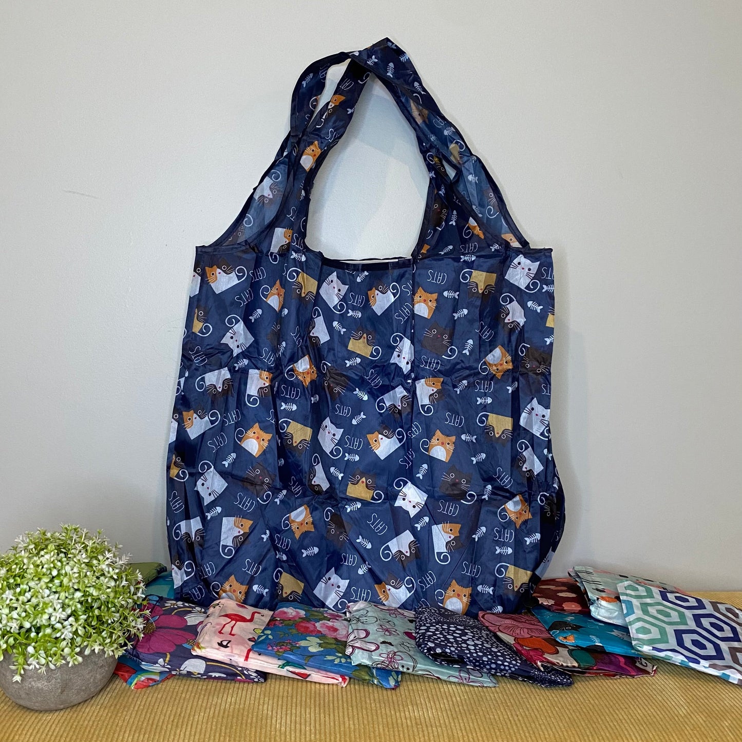 Nylon Reusable Tote Bag Style 2