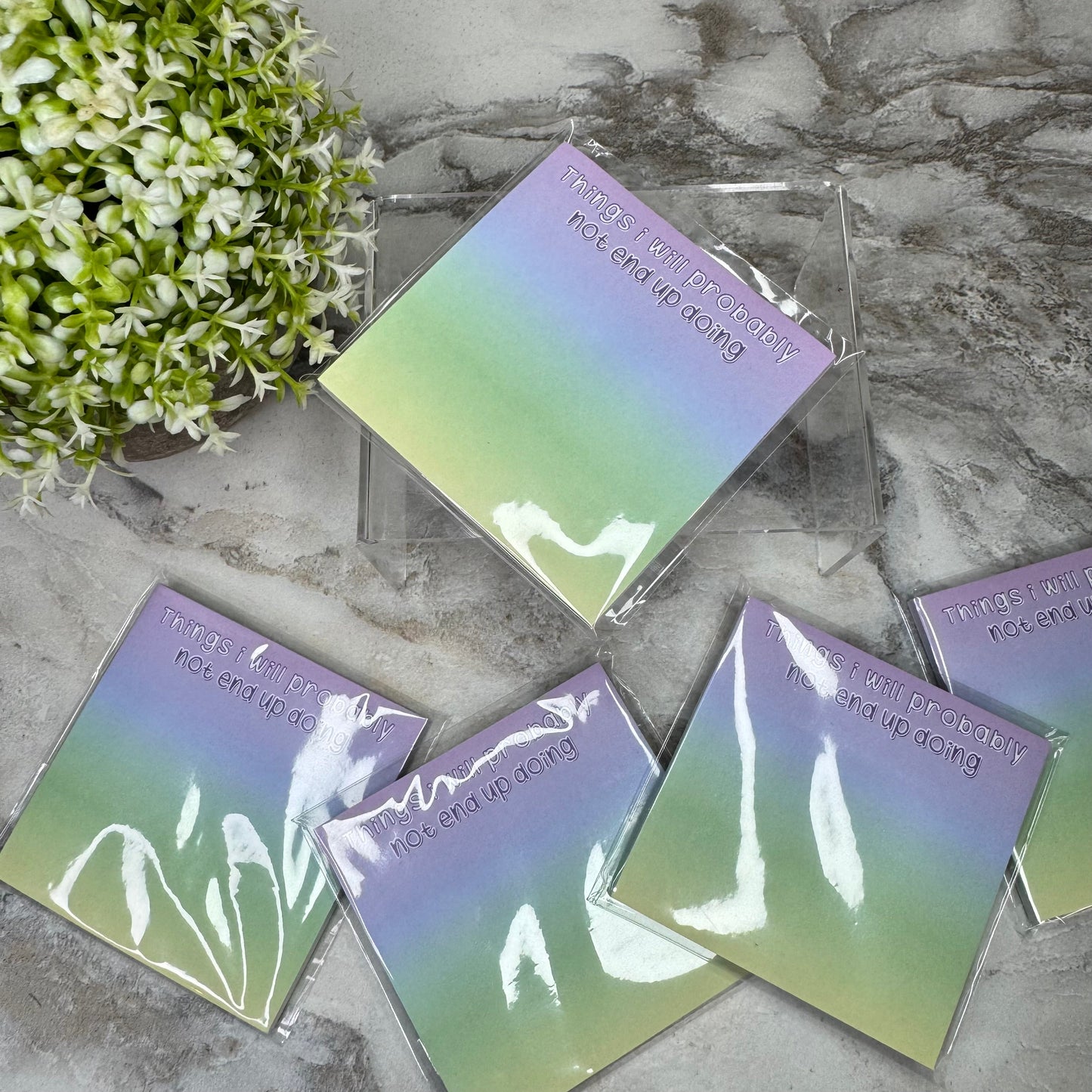 The Sticky Note Collection - Things I Will Probably Not End Up Doing