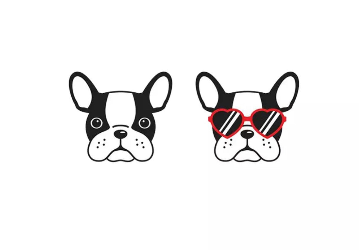 Acrylic Stud Earrings - Puppy