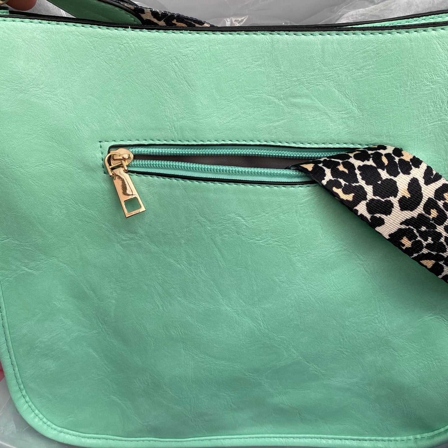 Aubree Crossbody Purse - Mint
