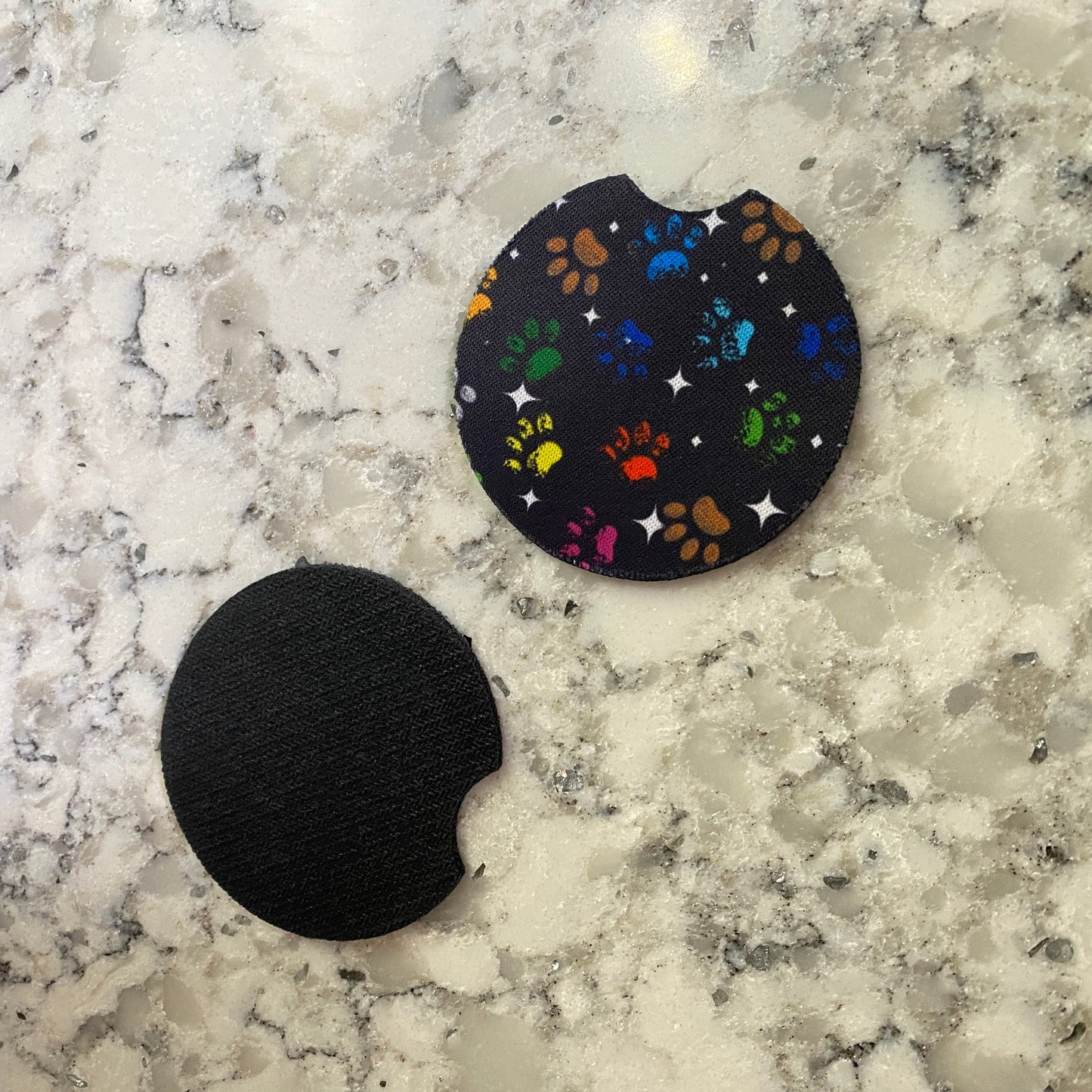 Neoprene - Car Coaster - Paw