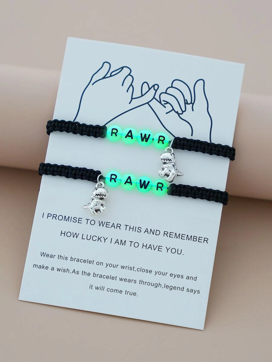 Bracelet - Make A Wish - Rawr Dino