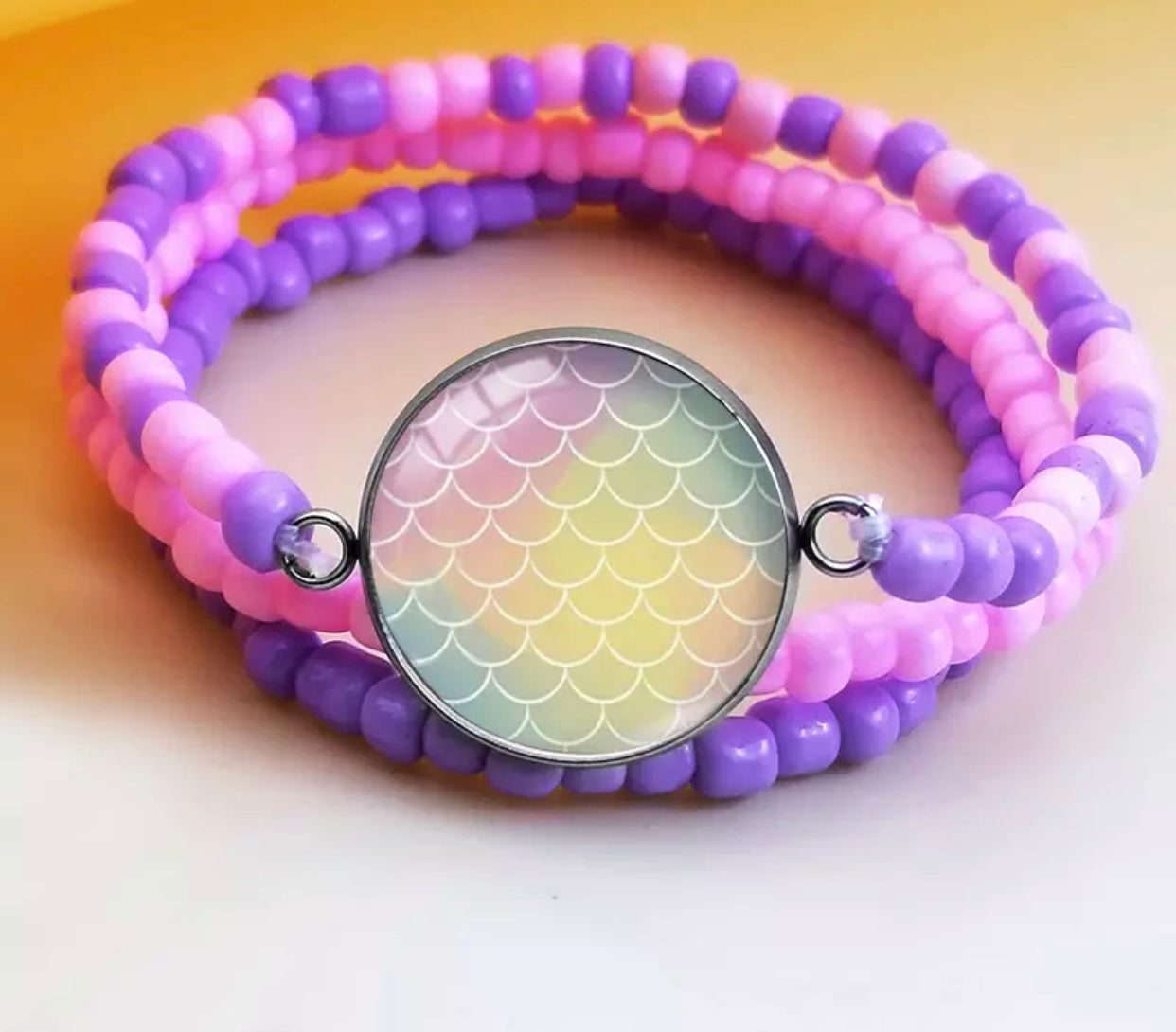 Bracelet Pack - Pink Purple Mermaid