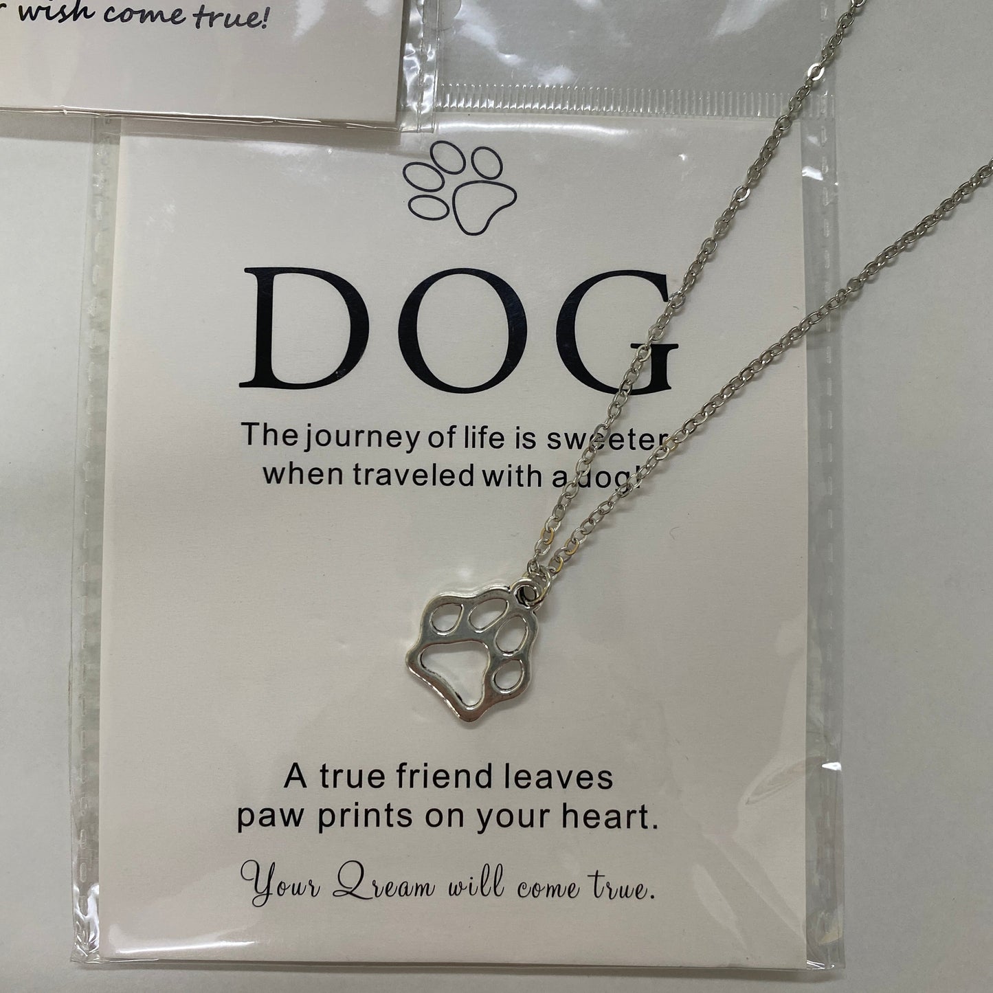 Necklace - Paw Print