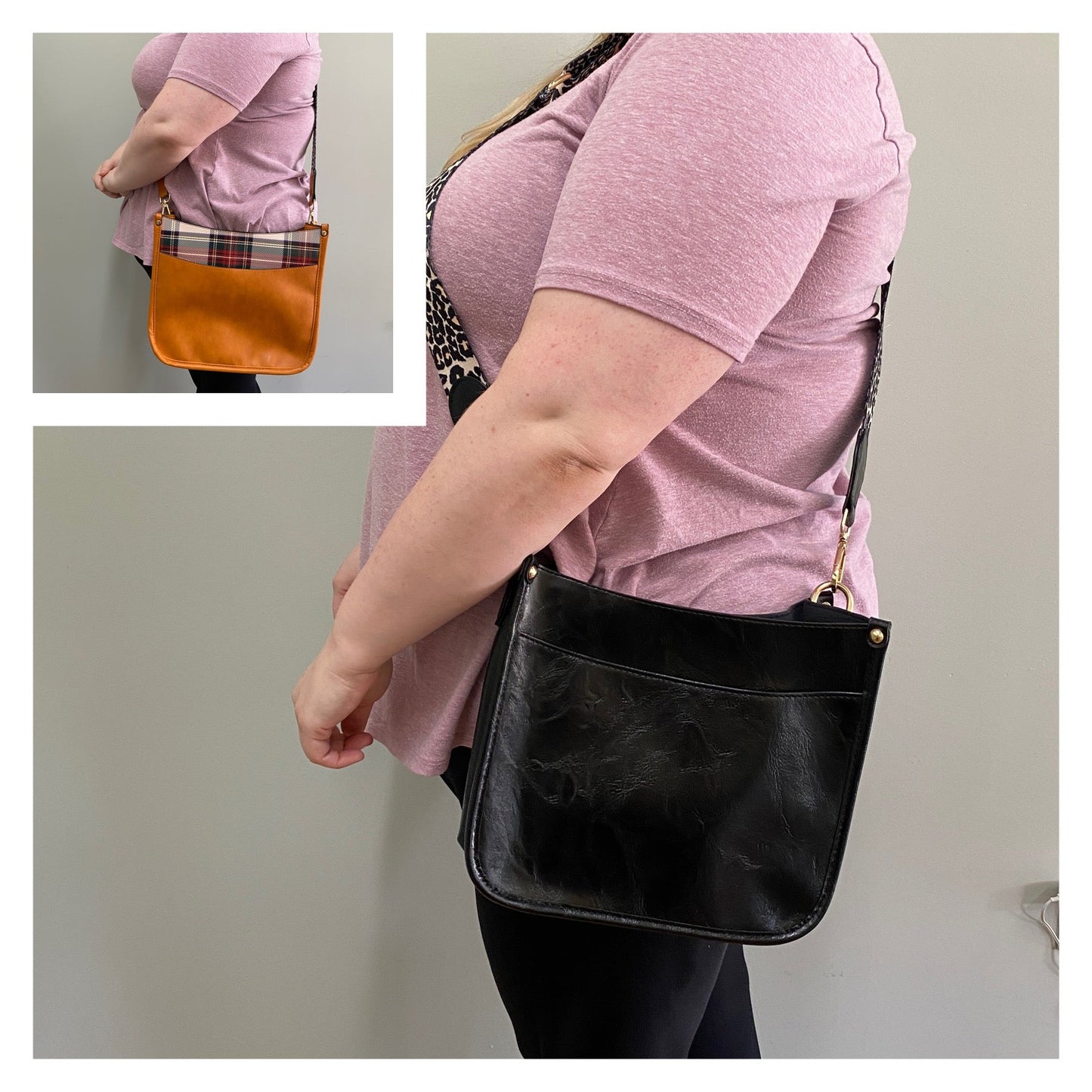 Audrey Crossbody Purse - Black