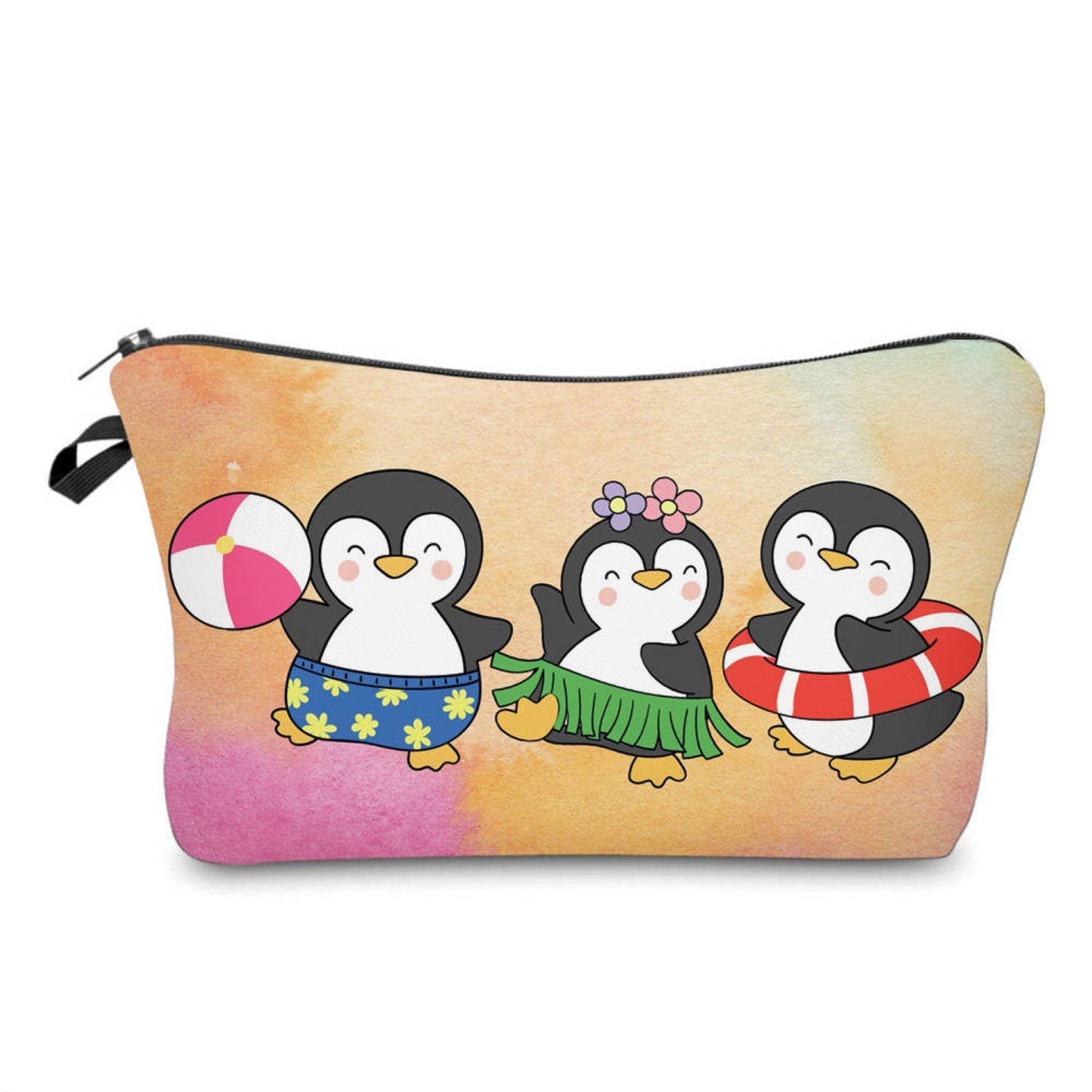 Pouch - Hula Penguin