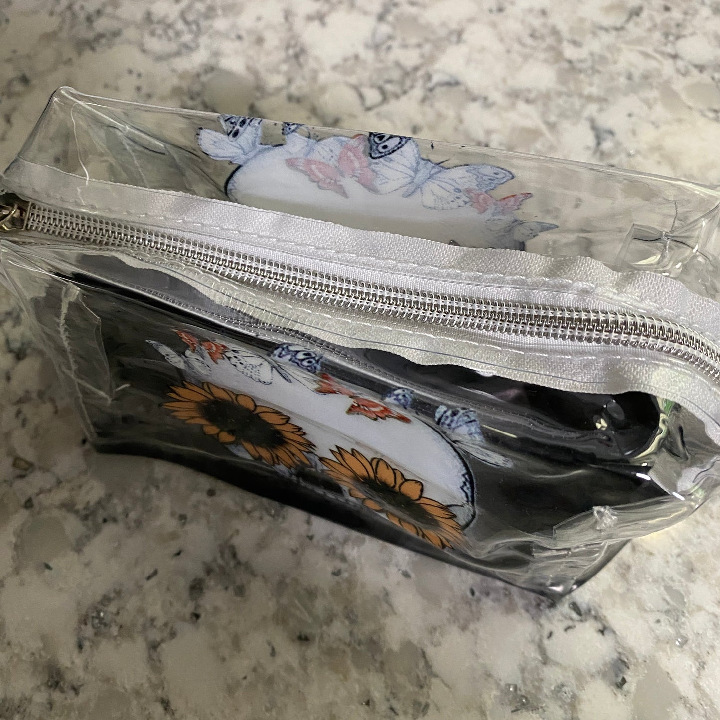 Pouch - Stand Up Rectangle Zip - Skull