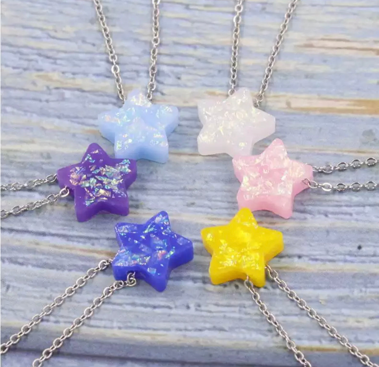Necklace - Star Glitter