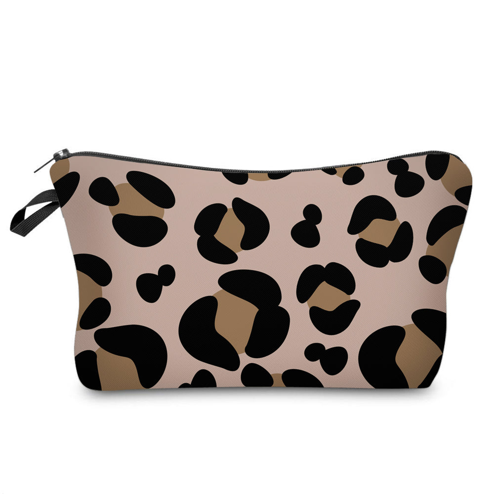 Pouch - Tan Animal Print