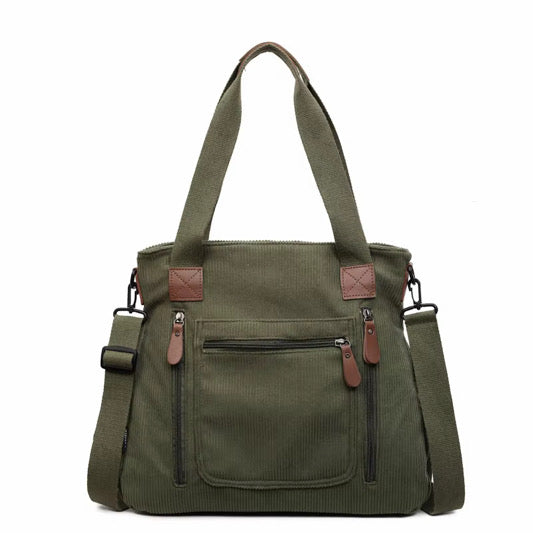 Caitlin Handbag - Corduroy Solid