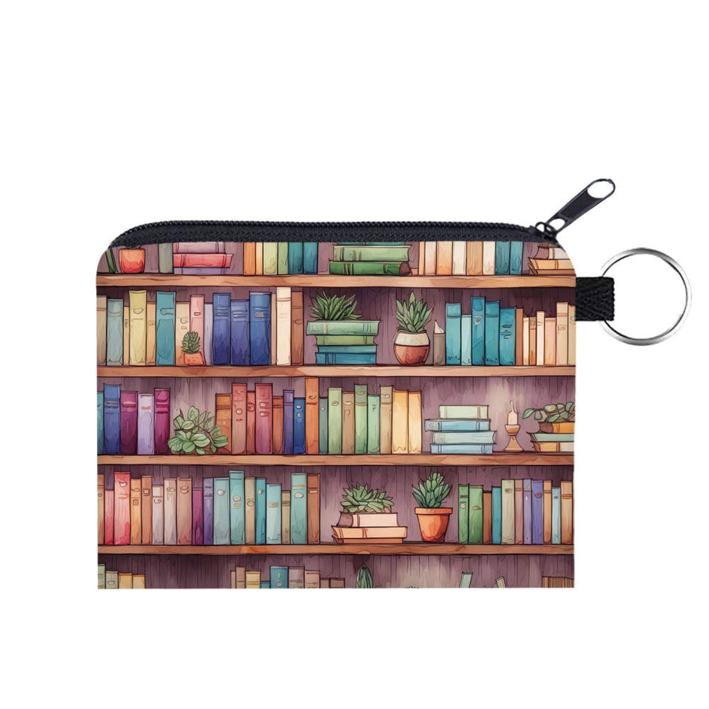 Mini Backpack, Pouch, & Mini Pouch Bundled Set - Book Shelves