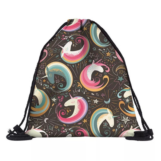 Drawstring Bag - Mystical Unicorn