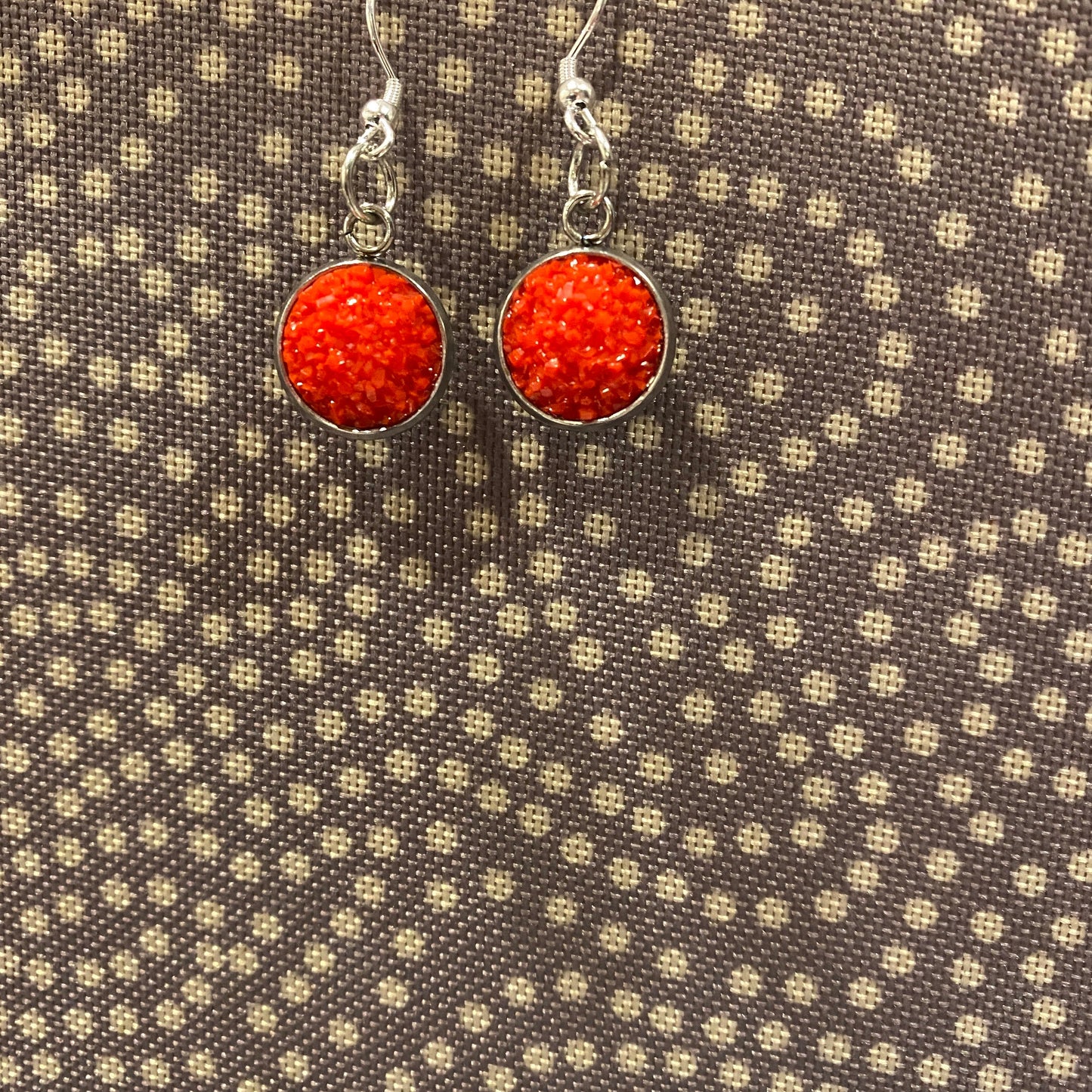 Druzy Drop Hook Earrings