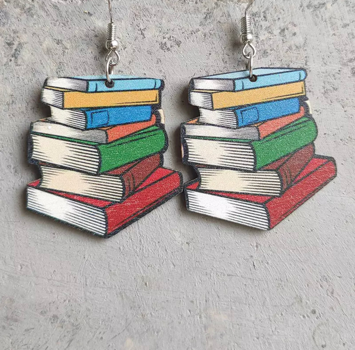 Wooden Cutout - Stack Of Books