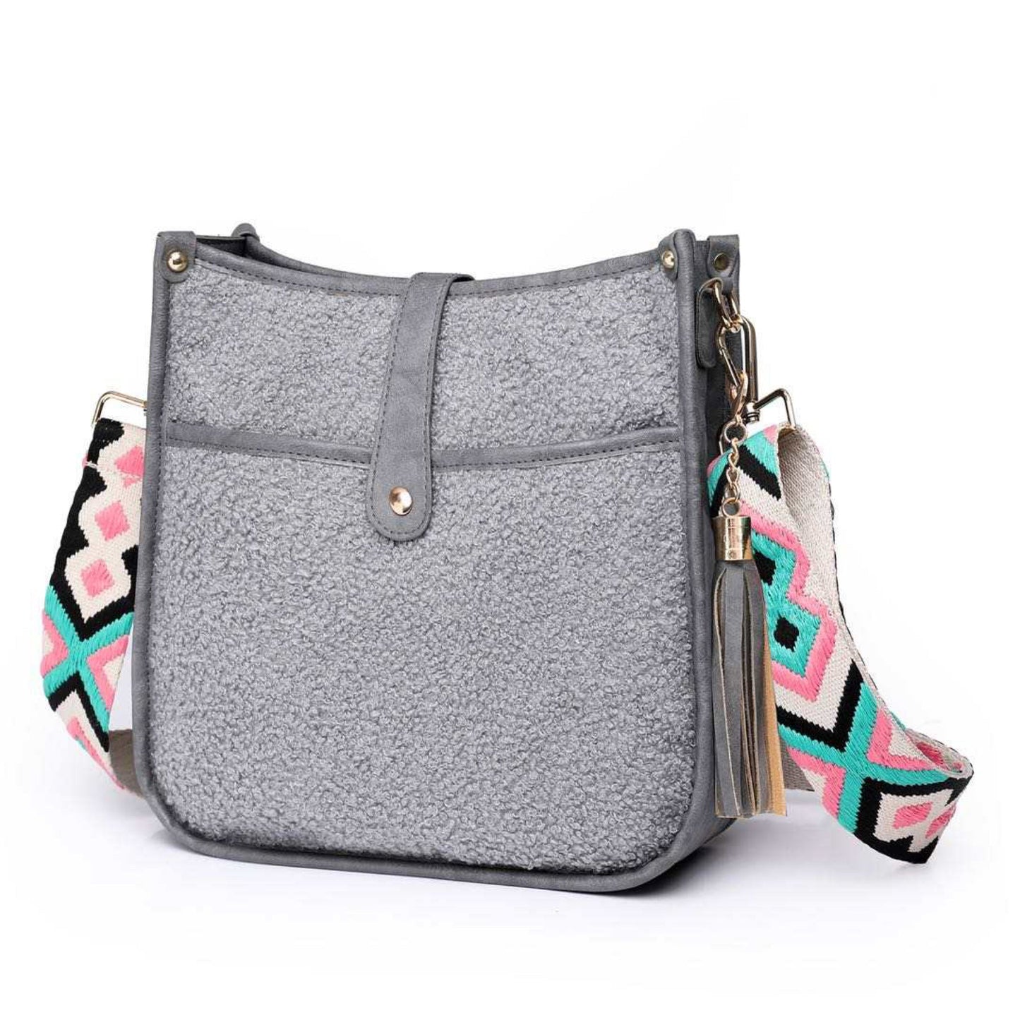 The Fuzzy Aubree Crossbody Bag - PREORDER 9/21-9/23