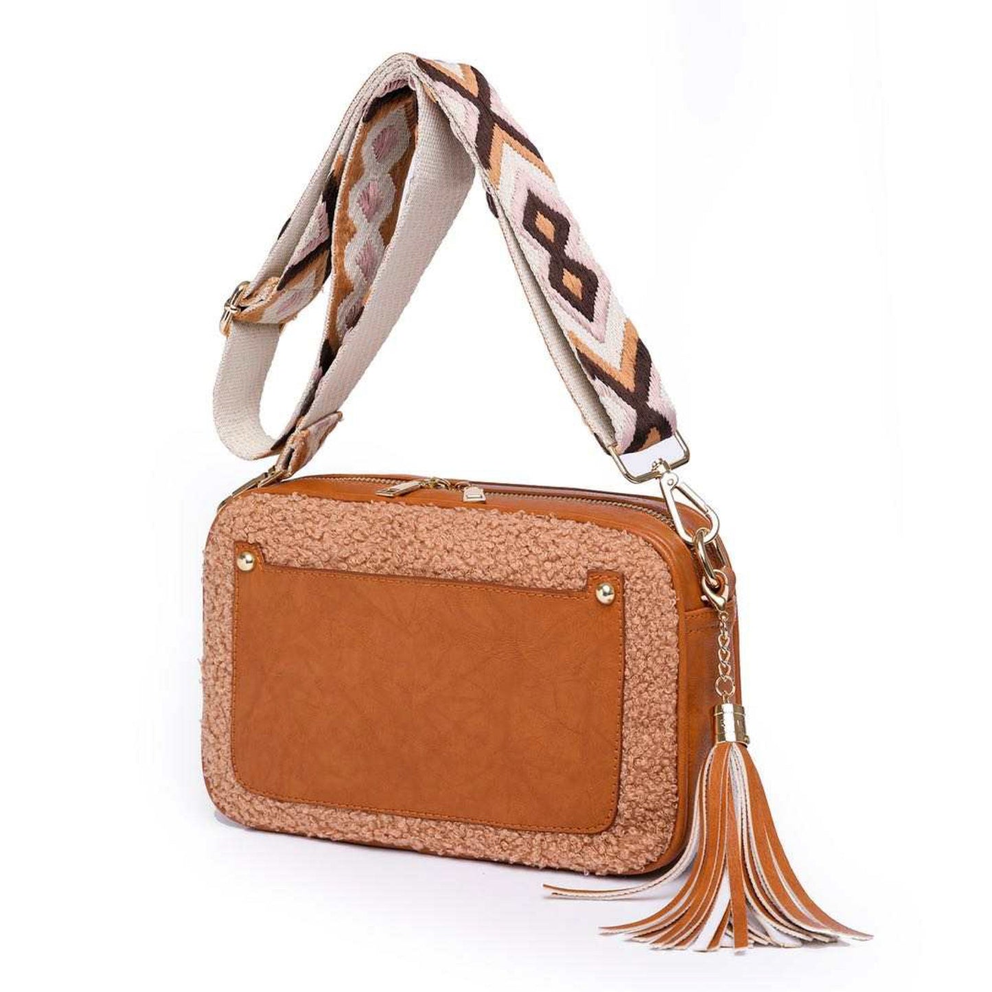 The Fuzzy Rectangle Crossbody Bag - PREORDER 9/21-9/23