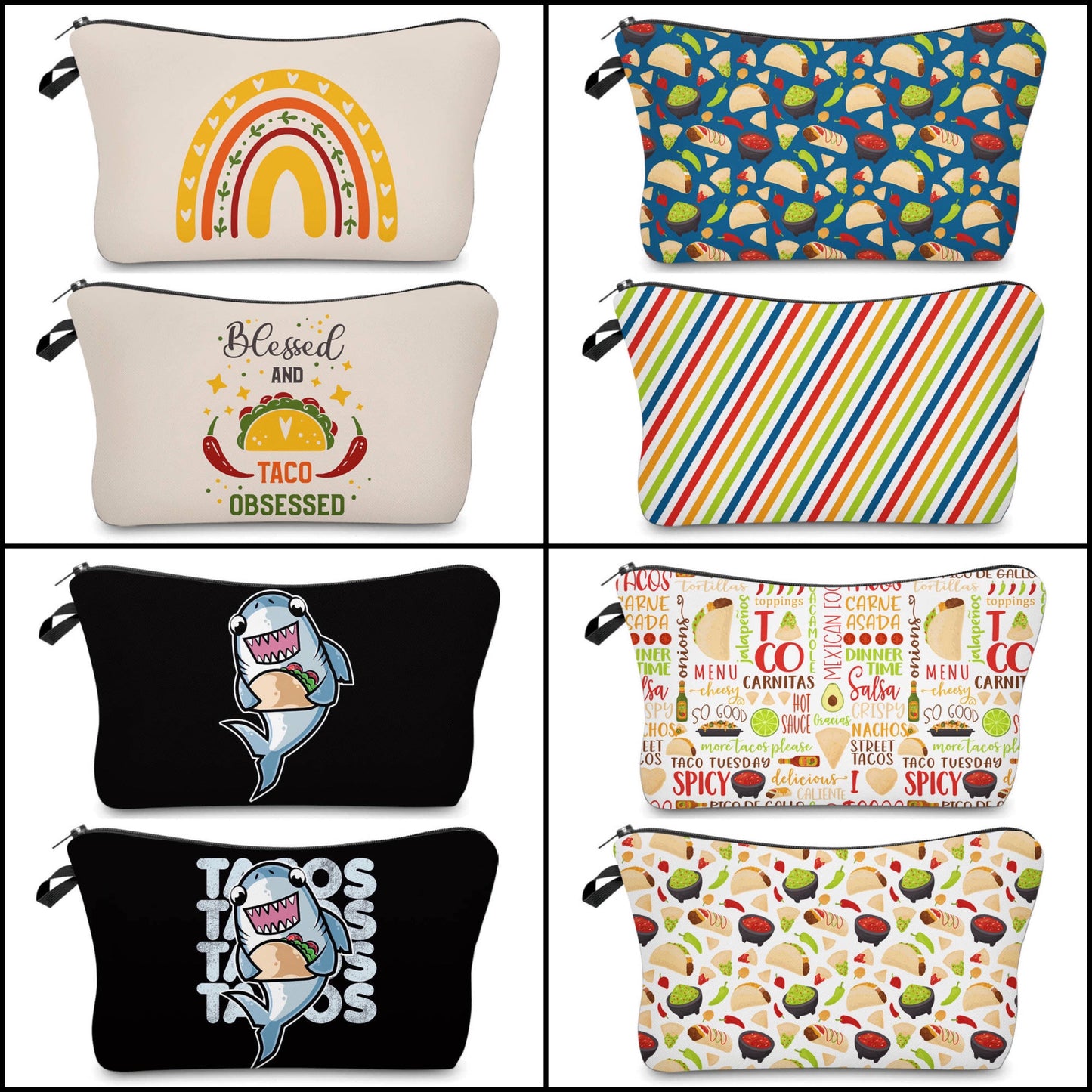 Pouch - Taco Collection - Different Sides