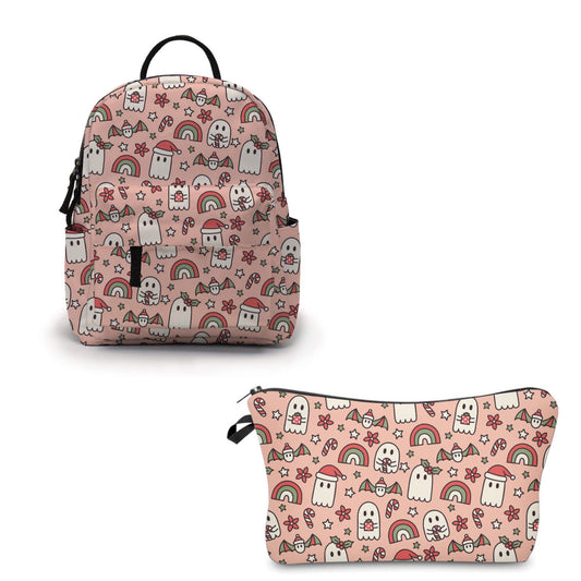 Pouch & Mini Backpack Holiday Set - Ghost & Bat