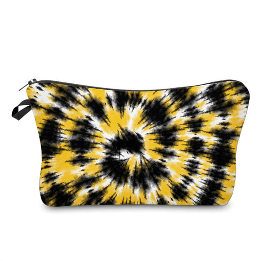 Pouch - Tie Dye Yellow Black