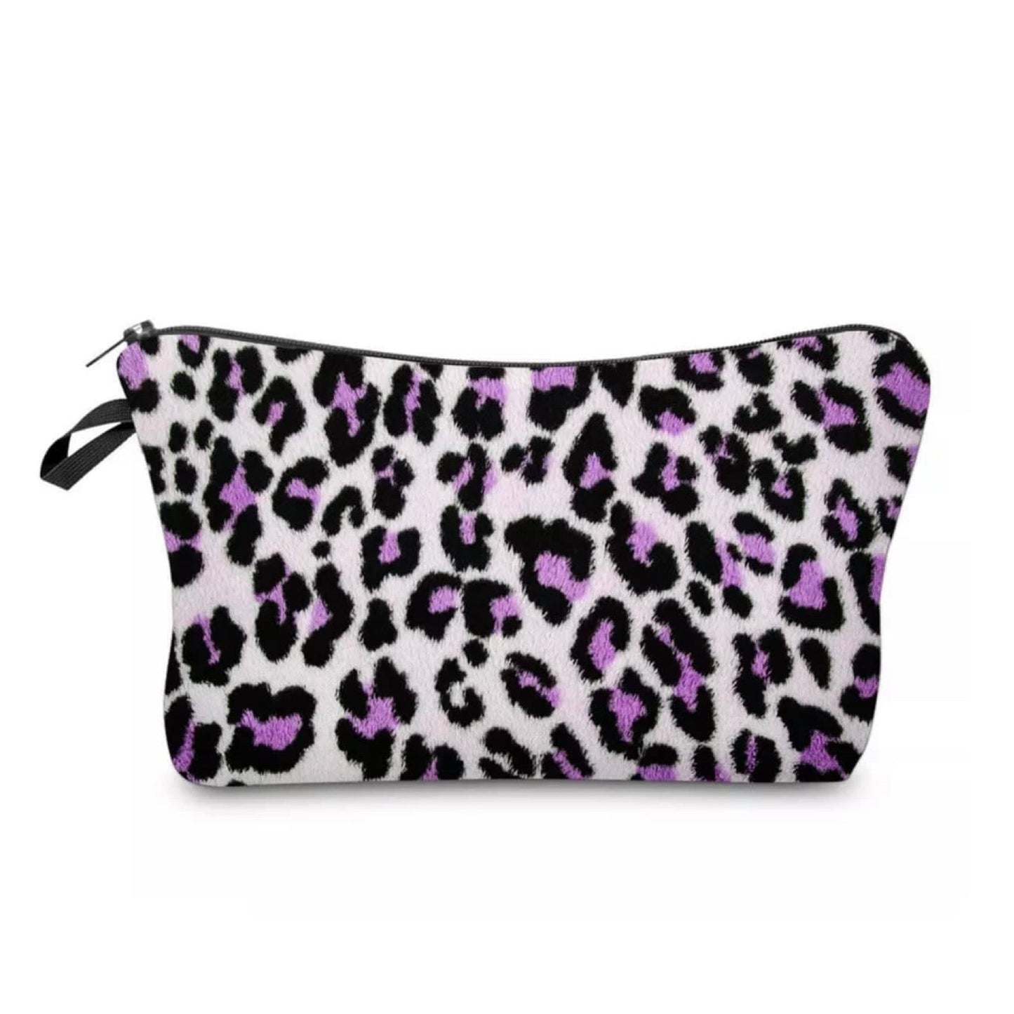 Pouch - Animal Print White & Purple
