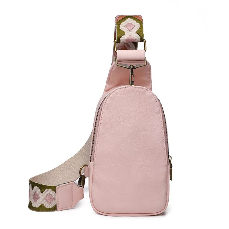 The Samantha Sling Crossbody - Faux Leather