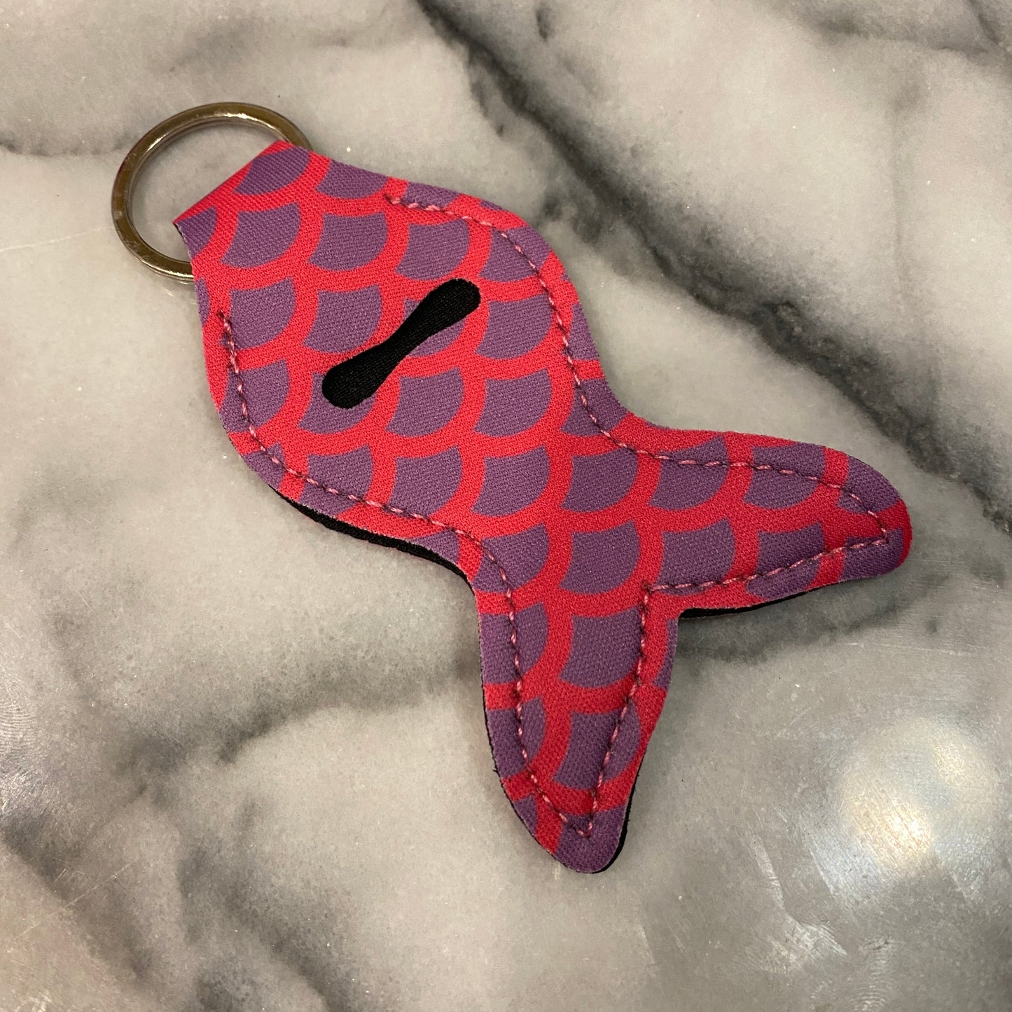 Neoprene - Mermaid Tail Chapstick Holder