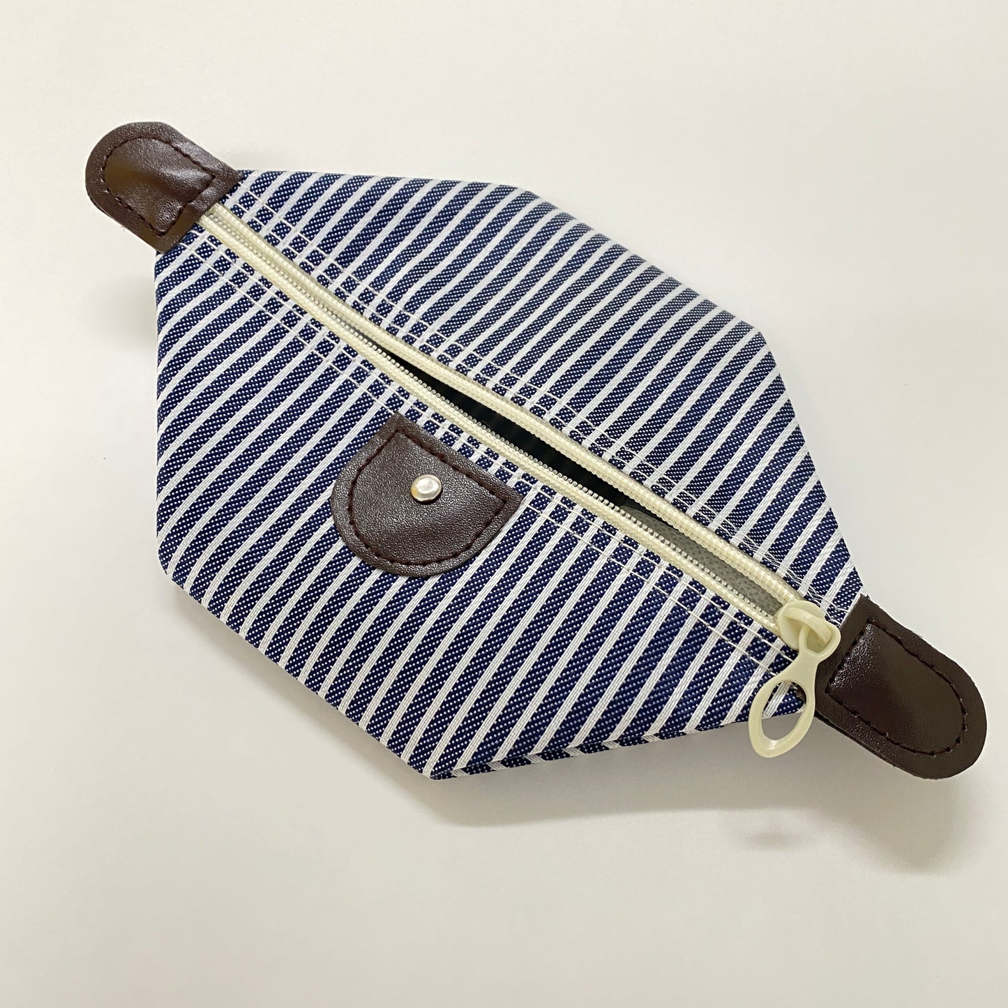 Travel Pouch - Blue Stripe