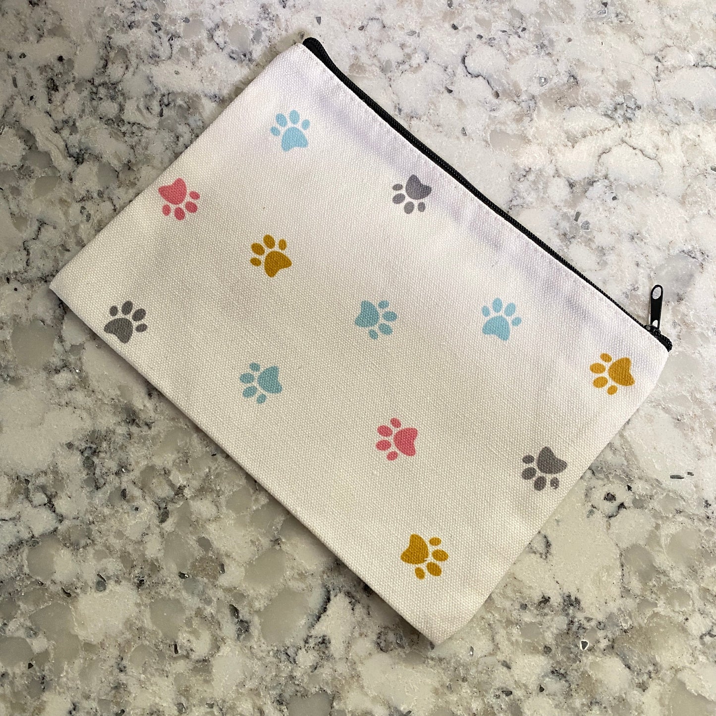 Pouch - Canvas Paw Prints