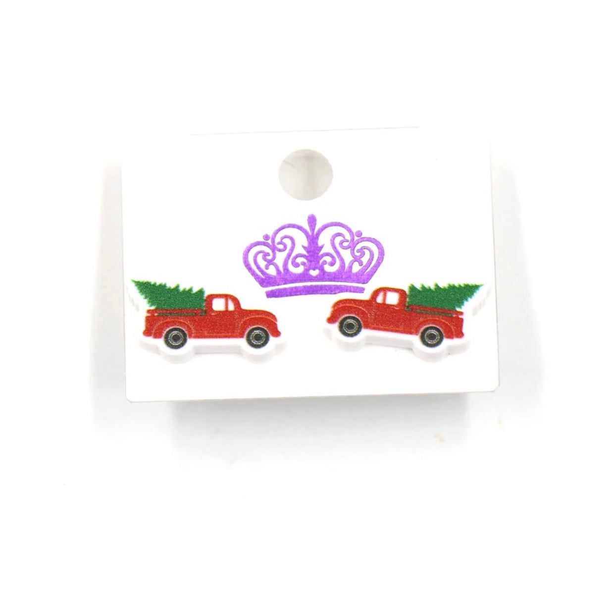 Acrylic Studs - Truck & Tree