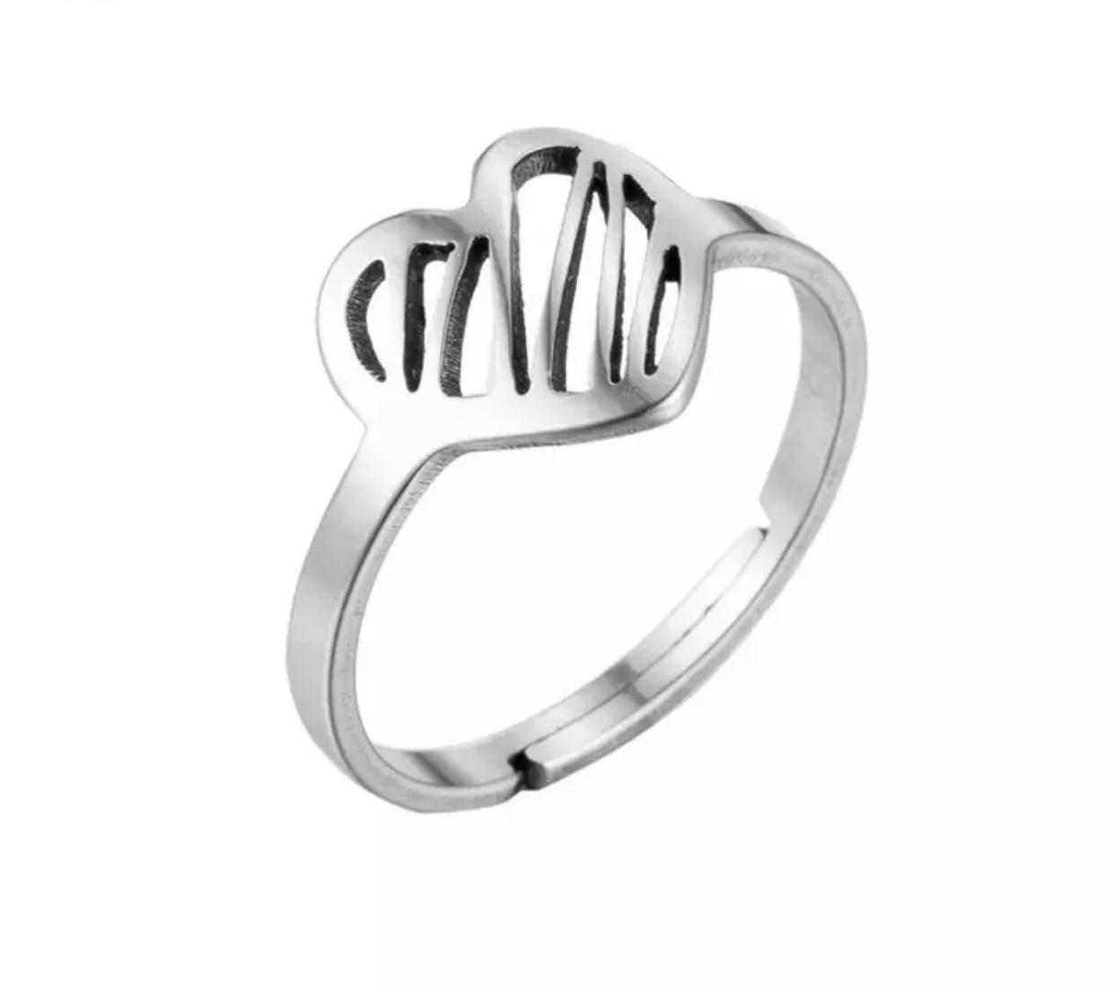 Ring - Heart Stripe