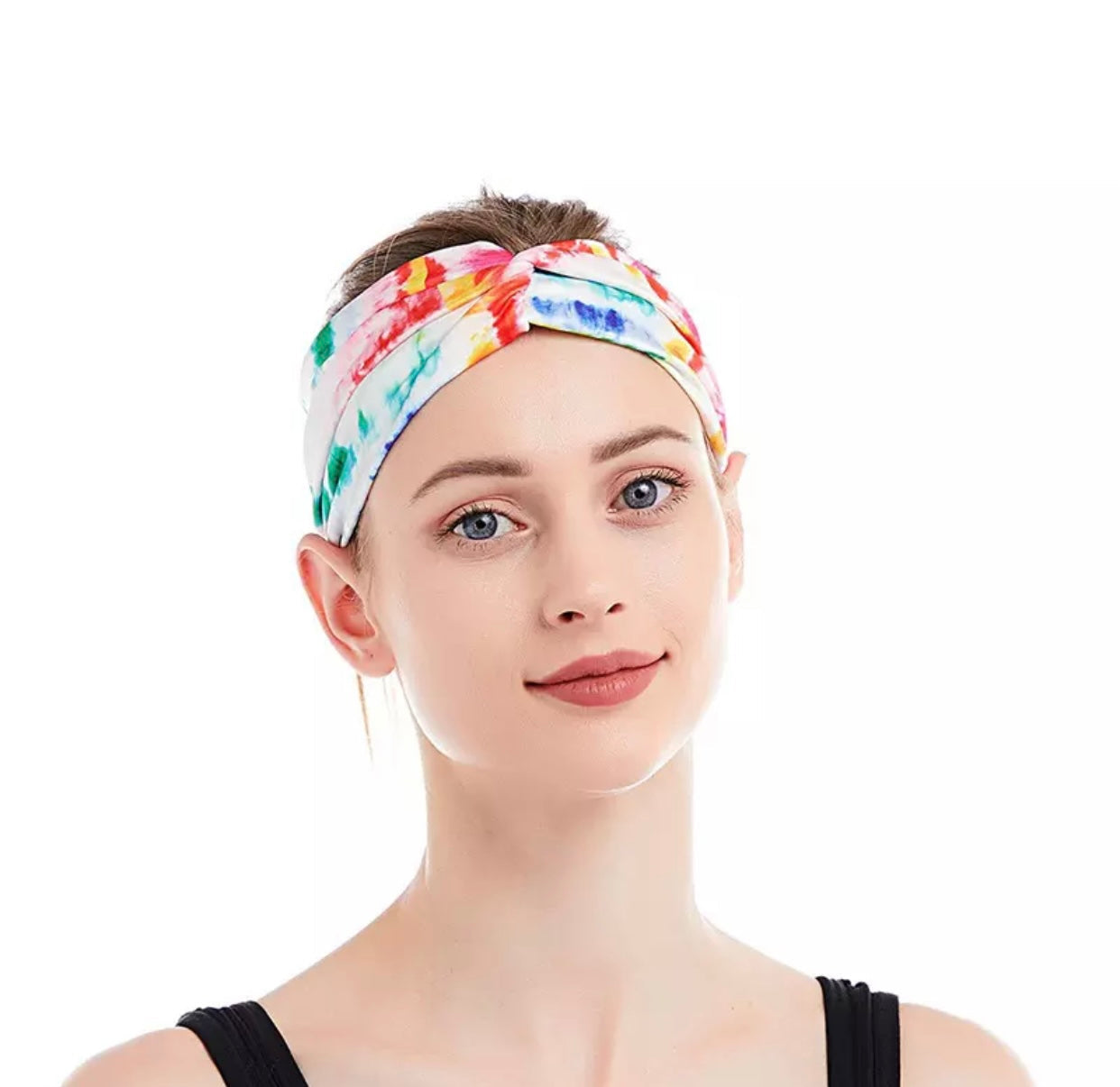 Headband - White Tie Dye