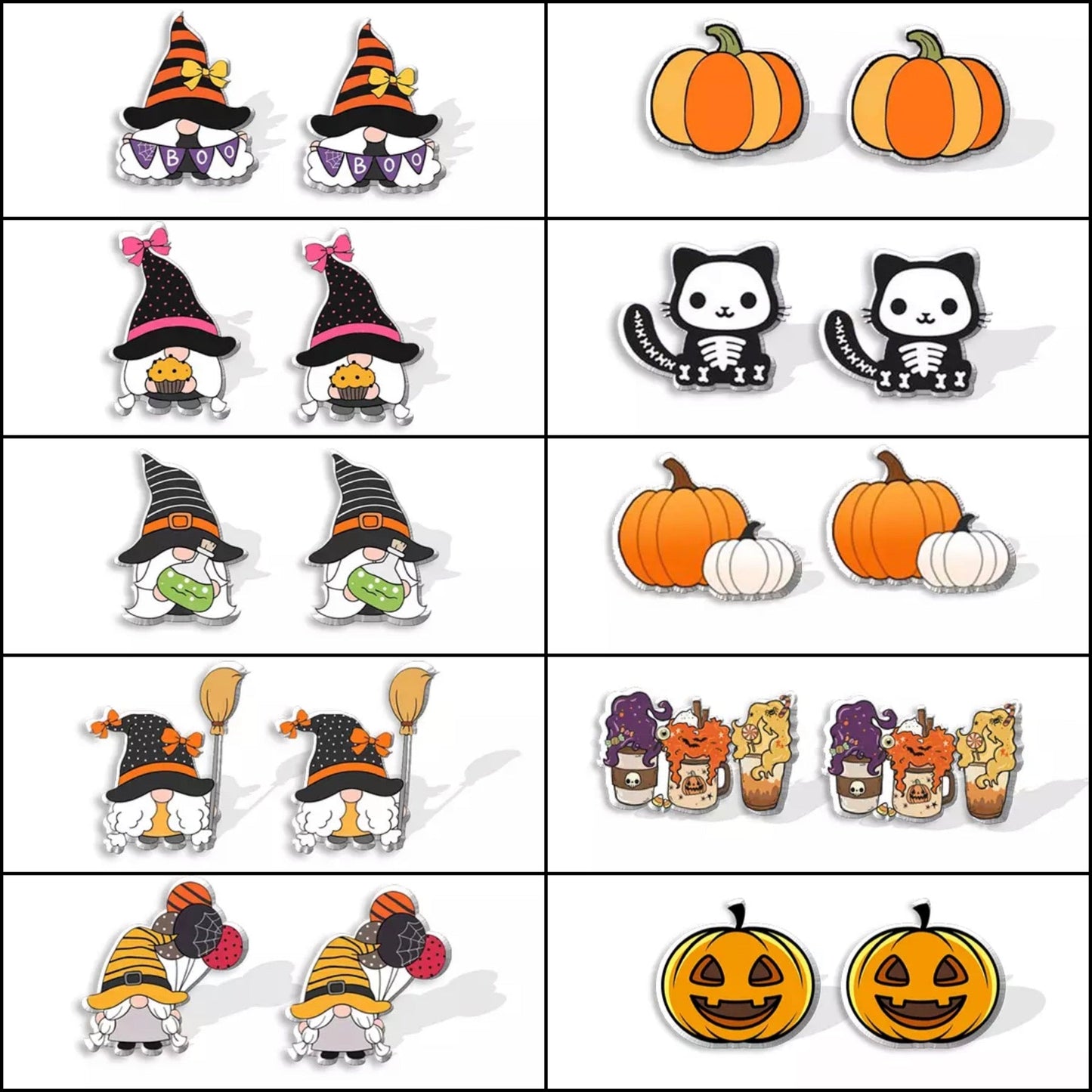 Acrylic Earrings - Halloween