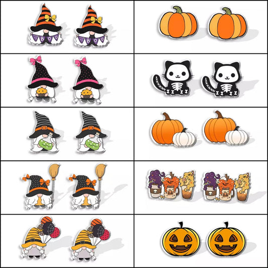 Acrylic Earrings - Halloween