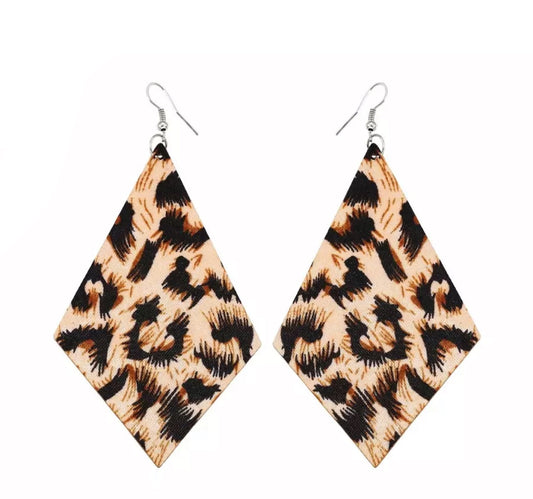Wooden Diamond - Brown Animal