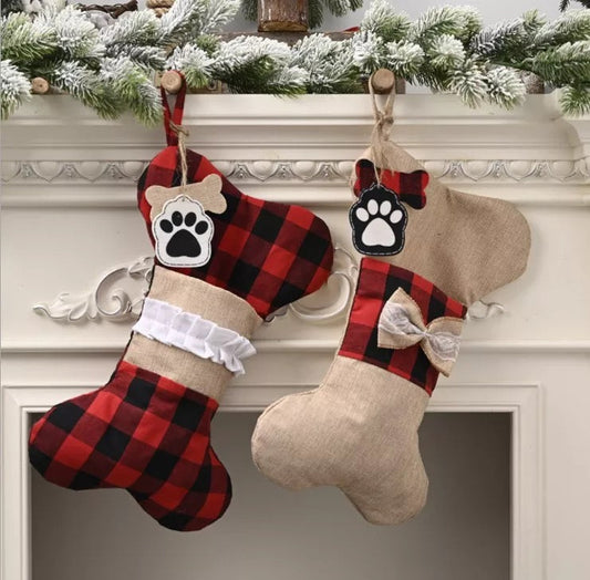 Paw Print Stocking