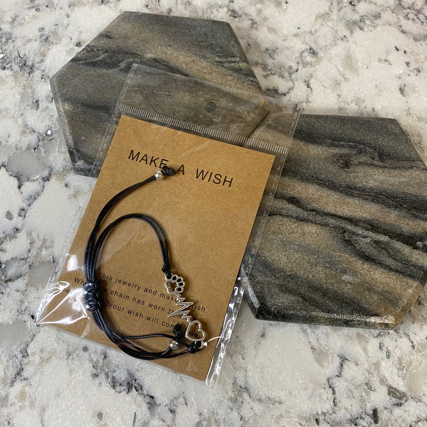 Bracelet - Make A Wish Heart Paw