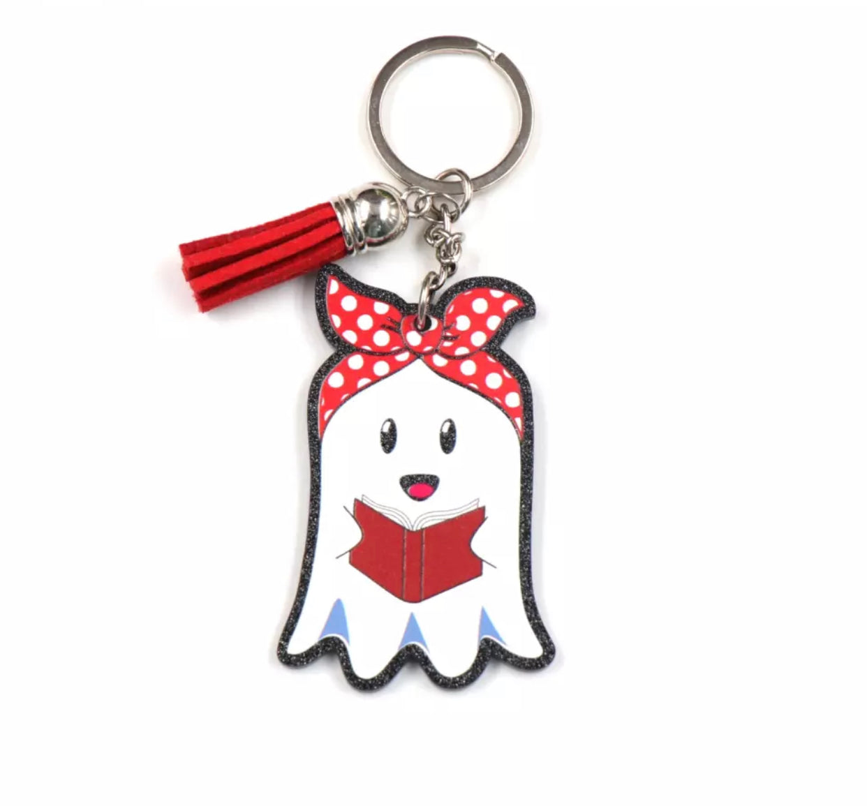 Keychain - Ghost Bandana - Halloween