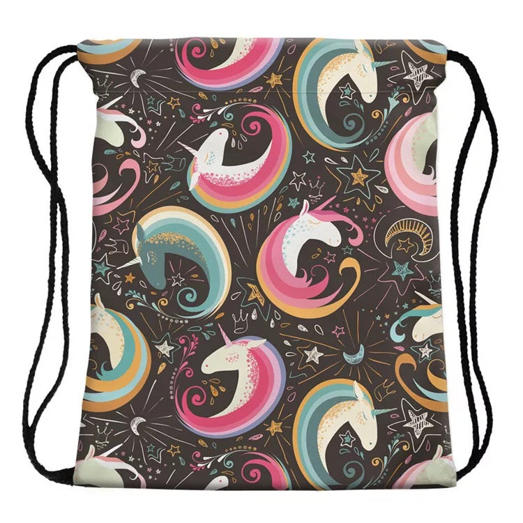 Drawstring Bag - Mystical Unicorn