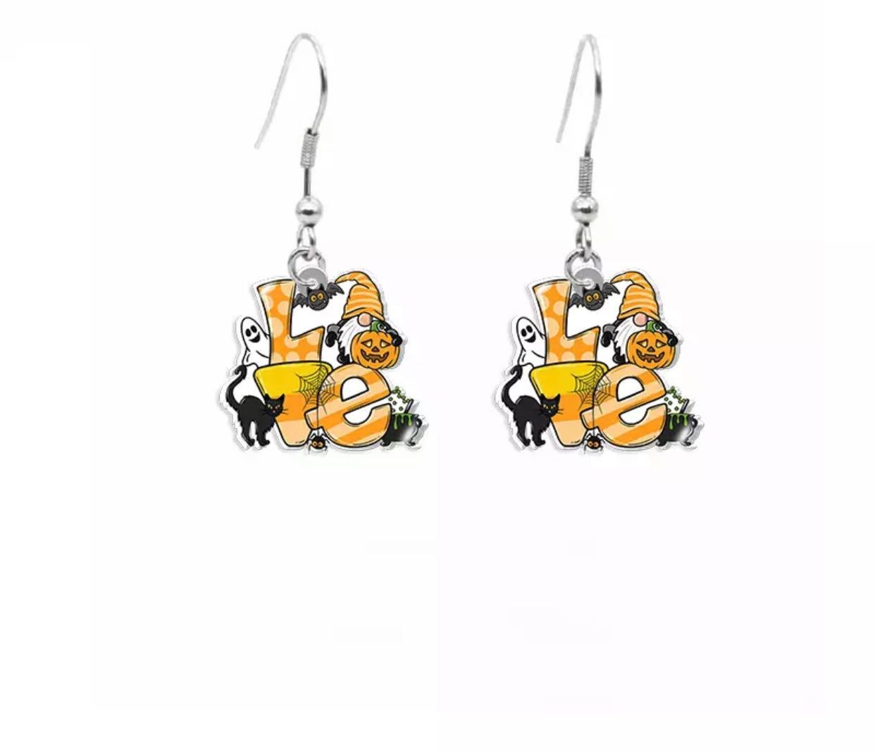 Acrylic Earrings - Halloween