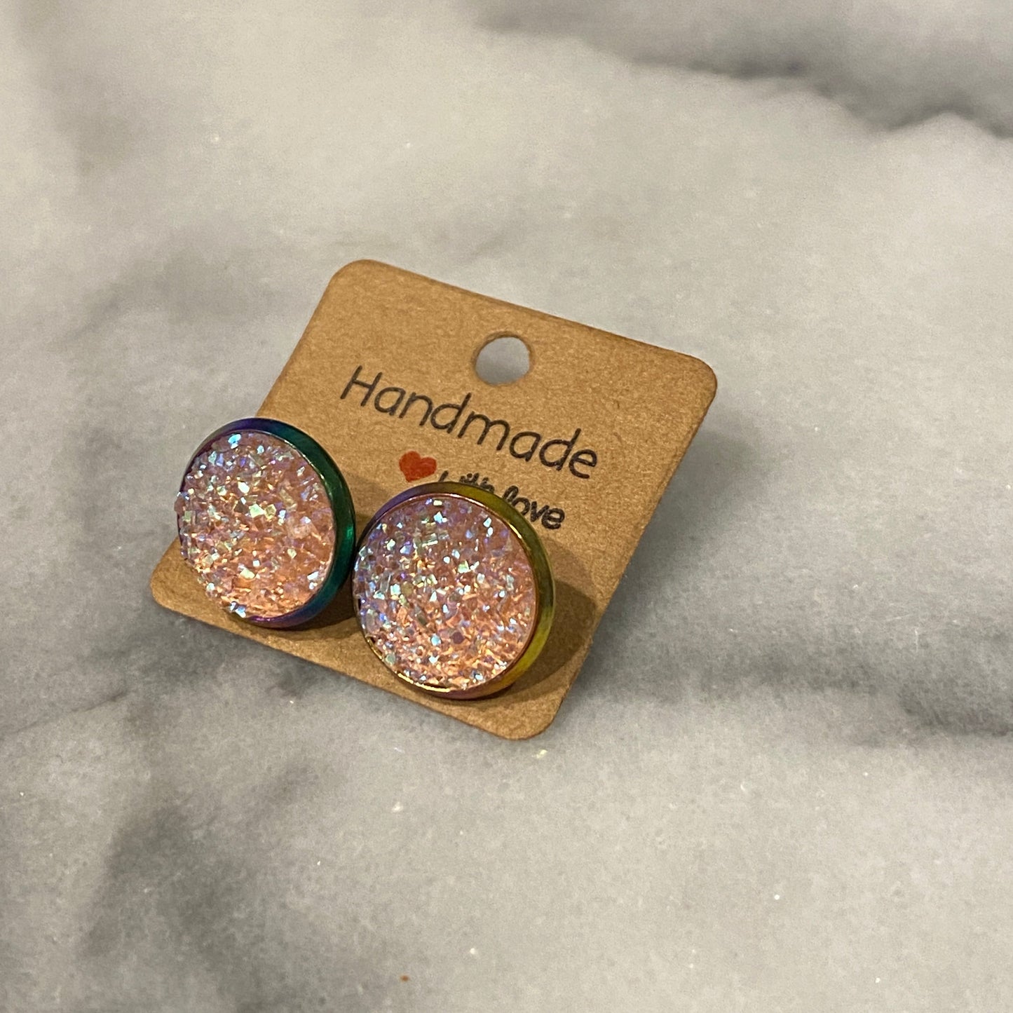 Druzy - Rainbow Oil Slick - 12mm