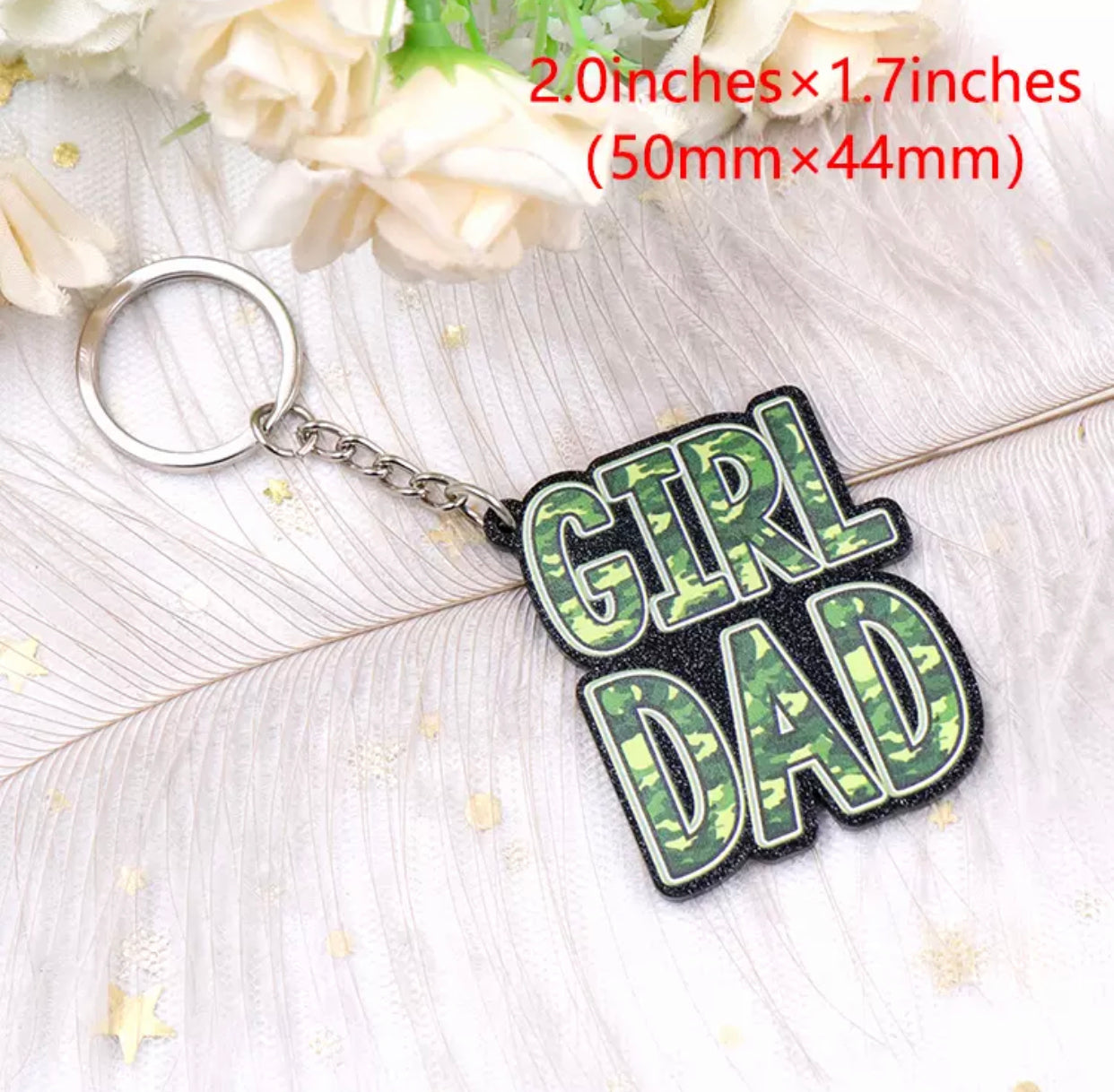 Keychain - Acrylic Boy/Girl Dad