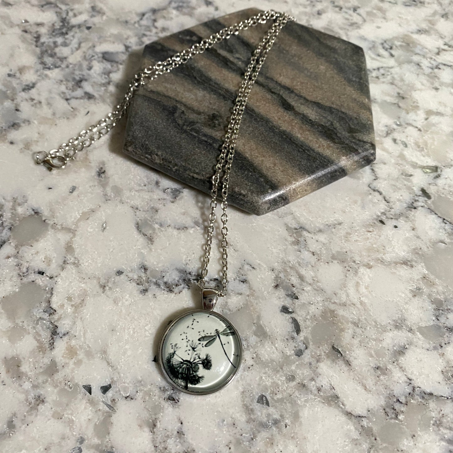 Necklace - Glow In The Dark Dandelion