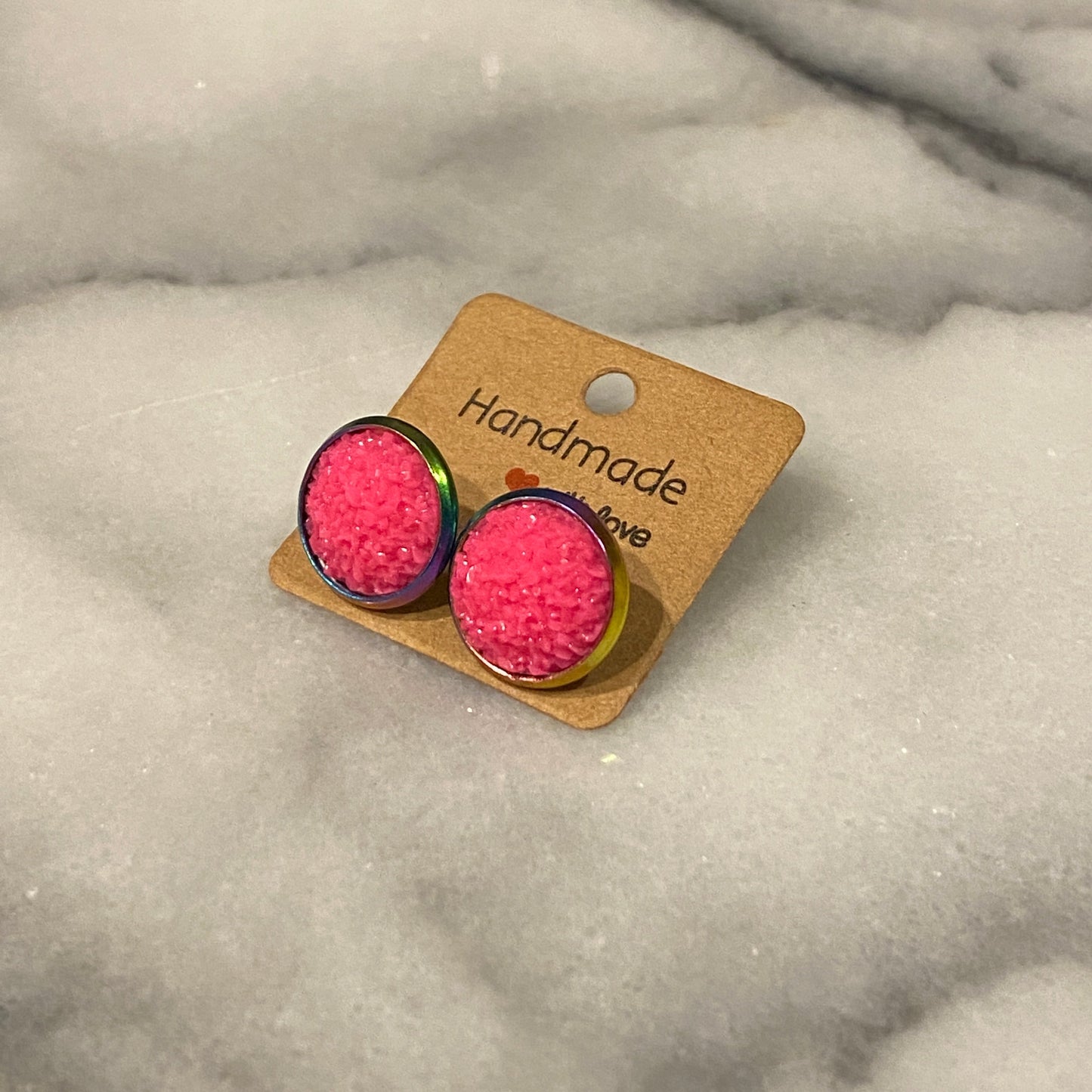 Druzy - Rainbow Oil Slick - 12mm