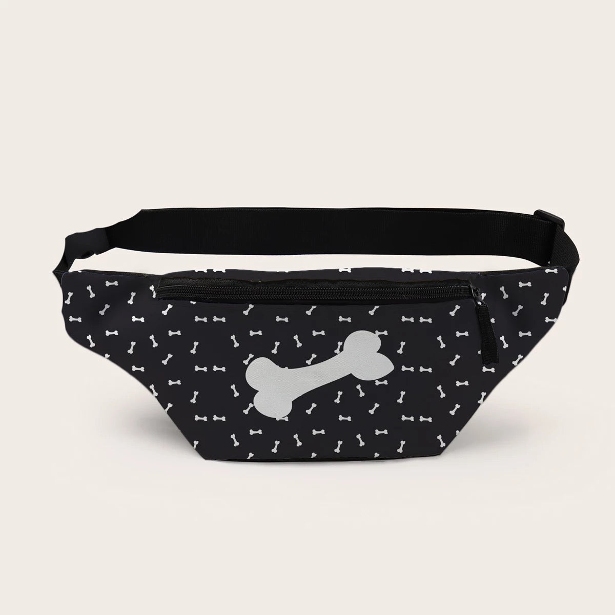 Fanny Pack Waist Bag - Dog Bone