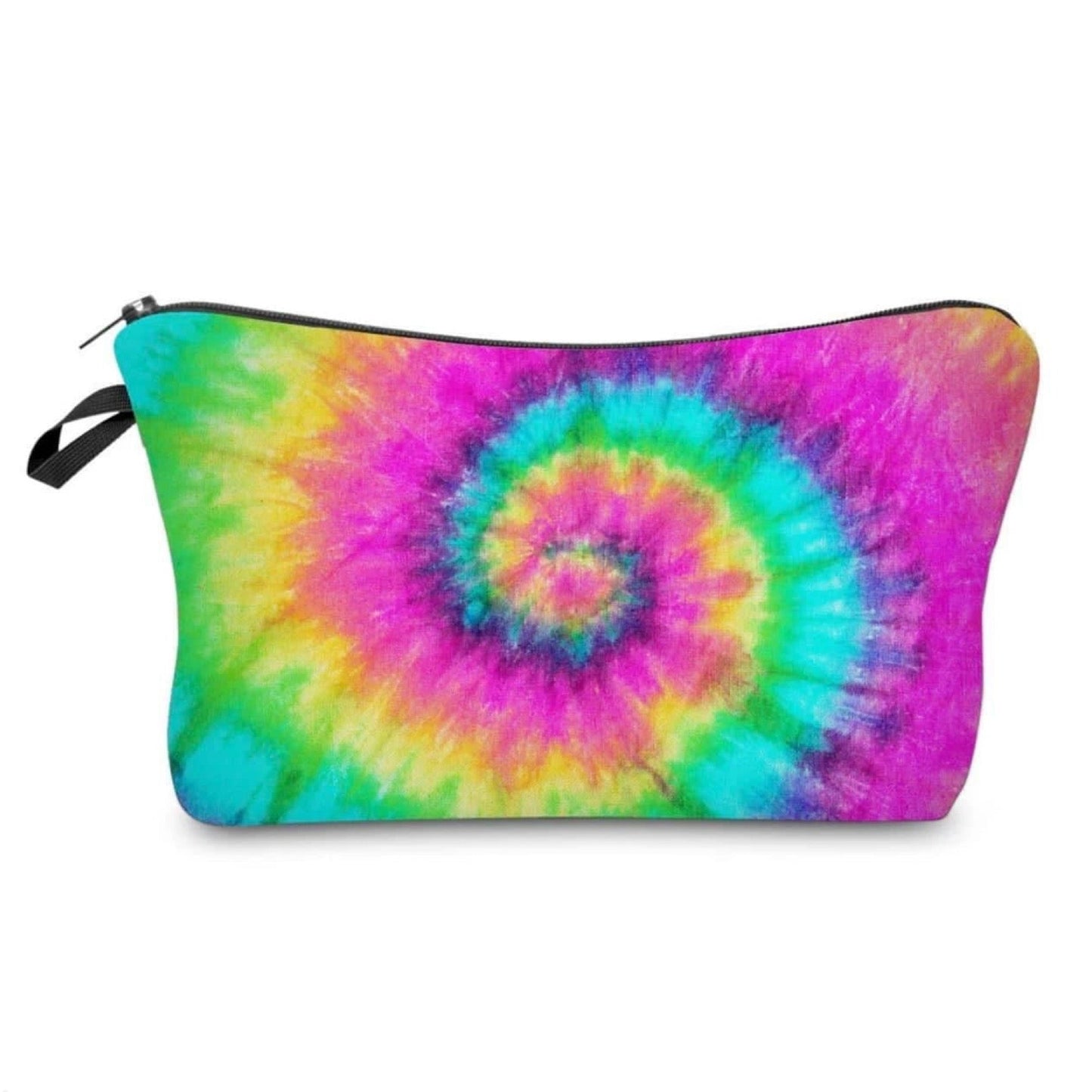 Pouch - Yellow Aqua Lime Pink Tie Dye