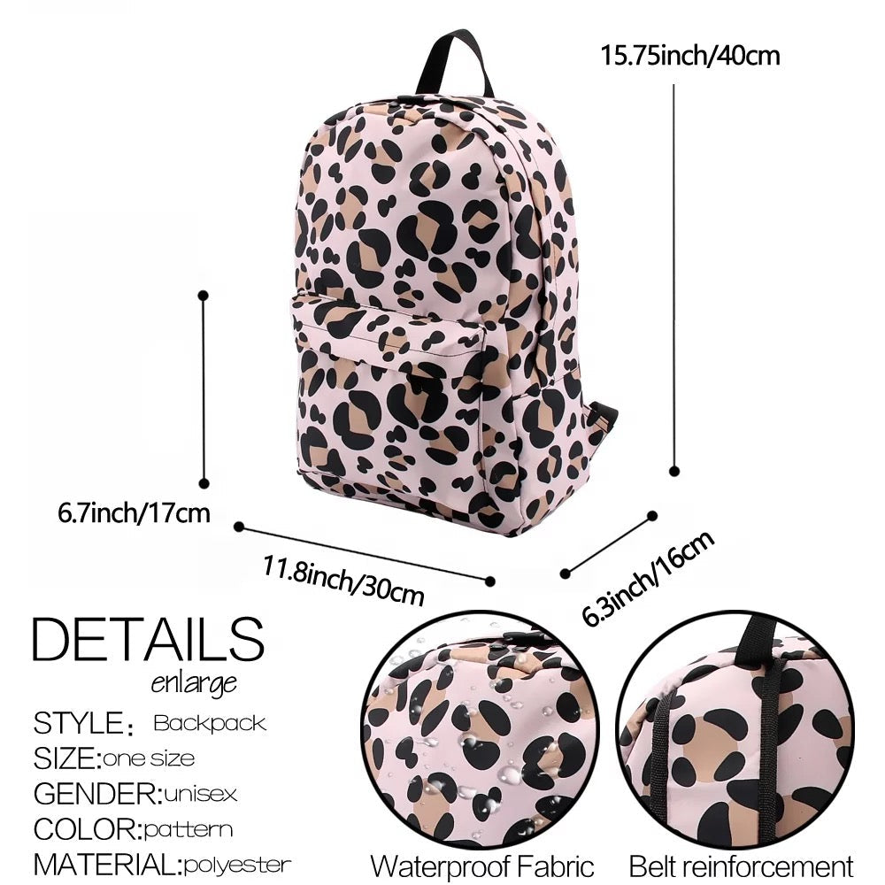 Backpack - Full Size Water Resistant - Larger Sunflower