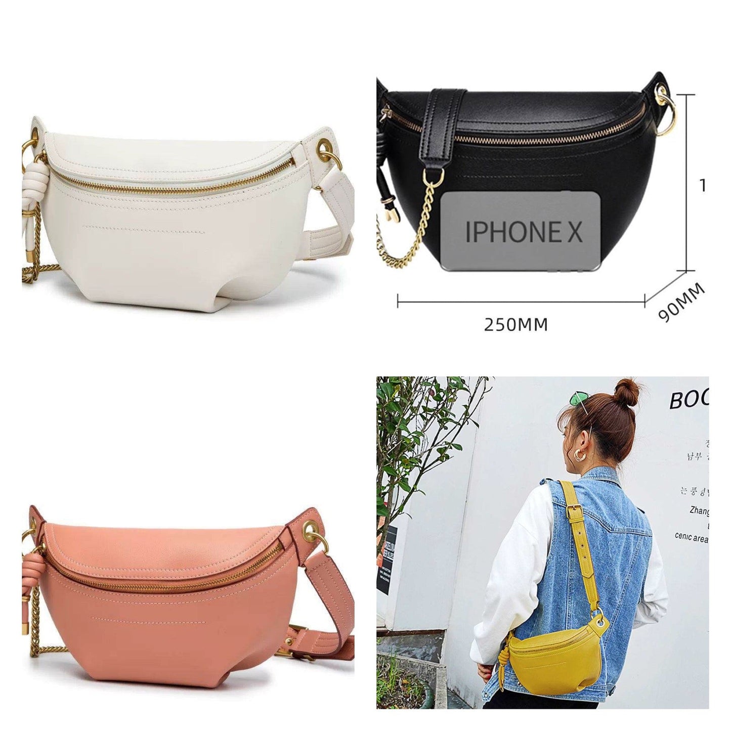 The Fanny Sling Crossbody - Faux Leather