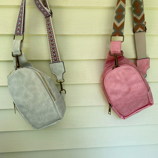 The Sling Crossbody - Faux Leather - New Colors