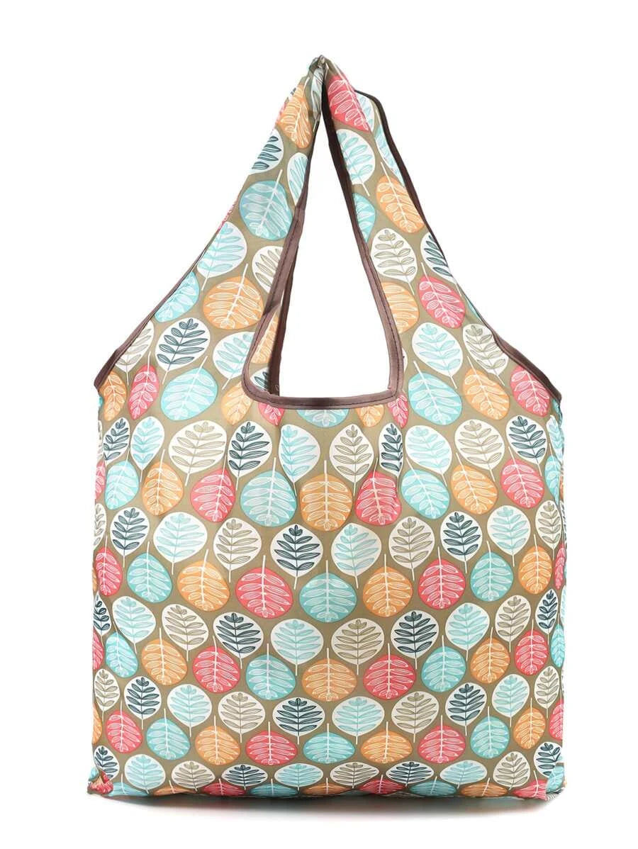 Reusable Bag - Tan Leaf