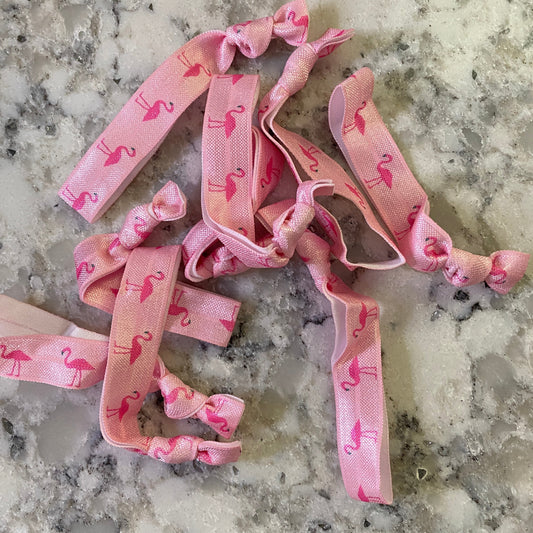 Hair Ties - Flamingo